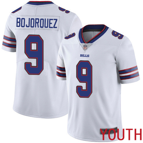 Youth Buffalo Bills #9 Corey Bojorquez White Vapor Untouchable Limited Player NFL Jersey